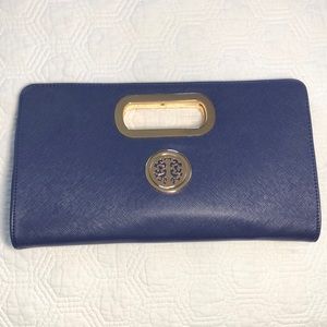 Blue Clutch Handbag